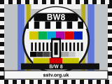 BW8 SSTV BBC-style colour test card
