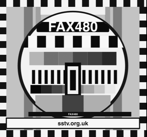 FAX480 SSTV round-trip decoded test card