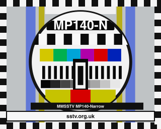 MP140-N SSTV BBC-style colour test card
