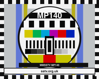 MP140 SSTV BBC-style colour test card