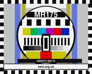 MR175 SSTV BBC-style colour test card