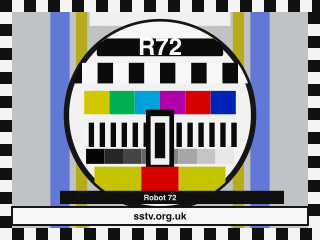 R72 SSTV BBC-style colour test card