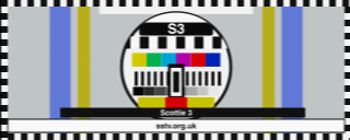 S3 SSTV round-trip decoded test card
